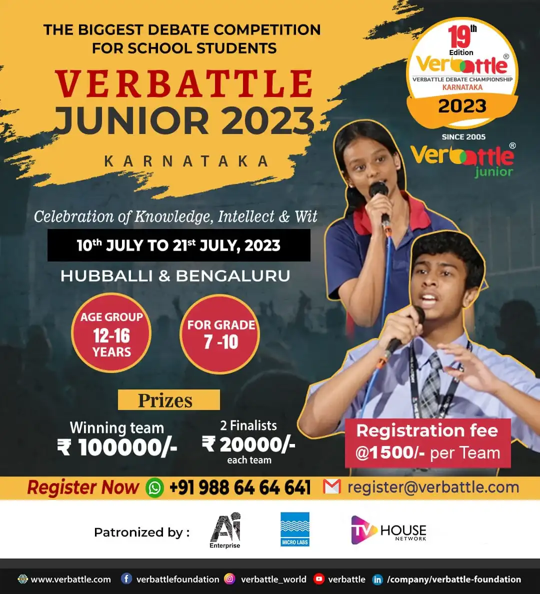 Verbattle Junior 2023 poster